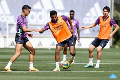 entrenamiento del real madrid