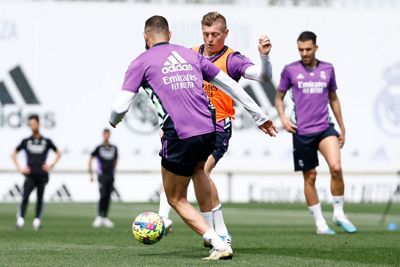 entrenamiento del real madrid