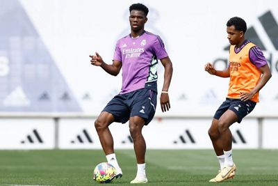 entrenamiento del real madrid