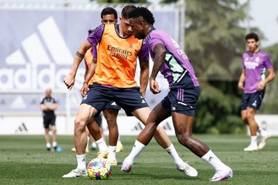 entrenamiento del real madrid