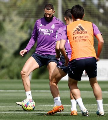 entrenamiento del real madrid