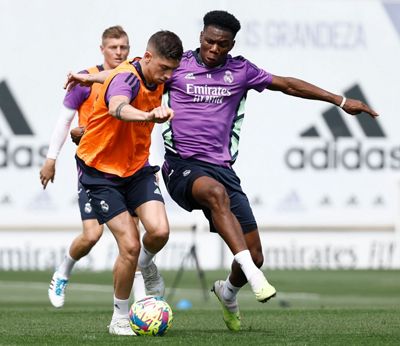 entrenamiento del real madrid