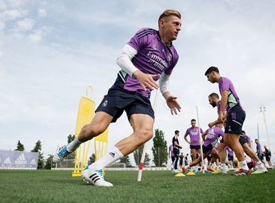 entrenamiento del real madrid