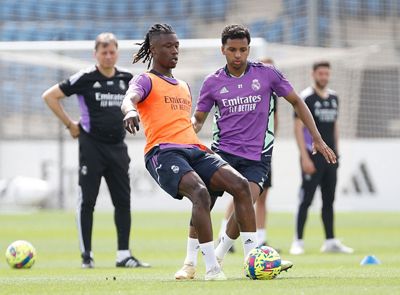 entrenamiento del real madrid
