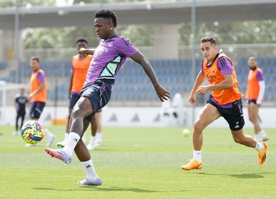 entrenamiento del real madrid