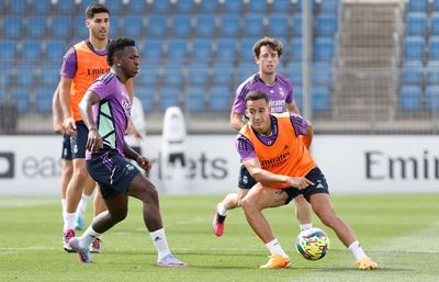 entrenamiento del real madrid