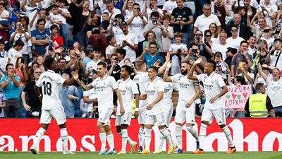 4-2: Benzema hat-trick inspires Madrid to victory