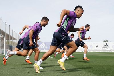 entrenamiento del real madrid