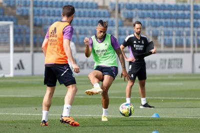 entrenamiento del real madrid
