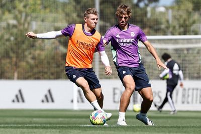 entrenamiento del real madrid