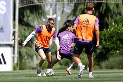 entrenamiento del real madrid