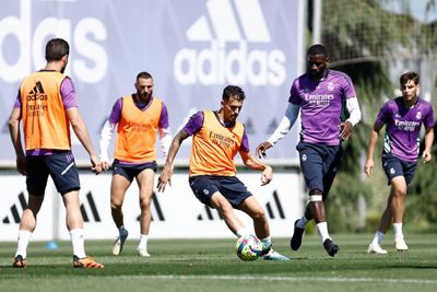 entrenamiento del real madrid
