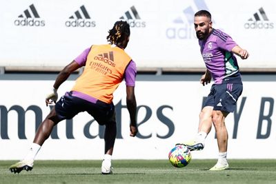 entrenamiento del real madrid