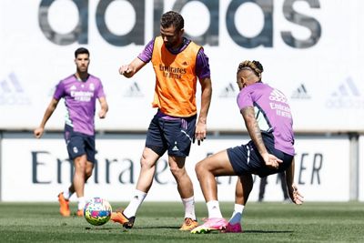 entrenamiento del real madrid