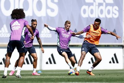 entrenamiento del real madrid