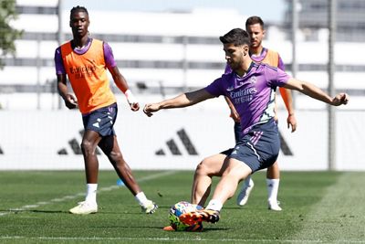 entrenamiento del real madrid