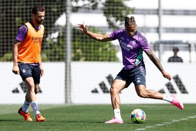 entrenamiento del real madrid