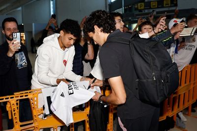 llegada del real madrid a san sebastián