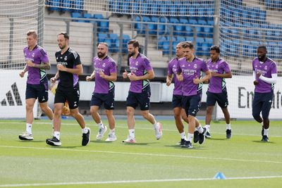 entrenamiento del real madrid