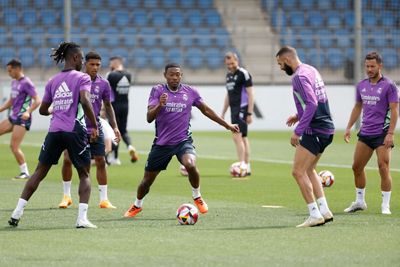 entrenamiento del real madrid