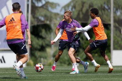 entrenamiento del real madrid