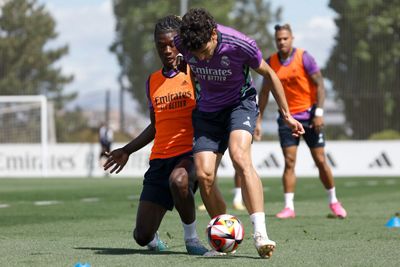 entrenamiento del real madrid
