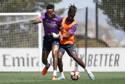 entrenamiento del real madrid