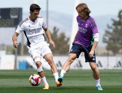 entrenamiento del real madrid
