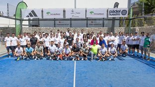 Casillas inaugura el IV Circuito de Pádel Fundación Real Madrid by Unicaja Banco