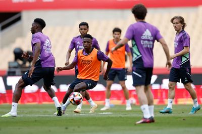 entrenamiento del real madrid