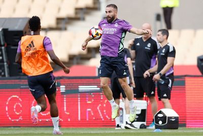 entrenamiento del real madrid