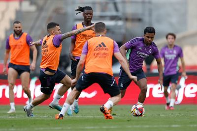 entrenamiento del real madrid