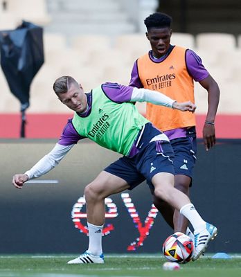 entrenamiento del real madrid