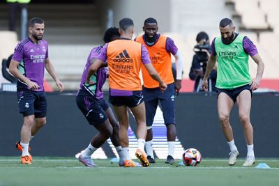 entrenamiento del real madrid
