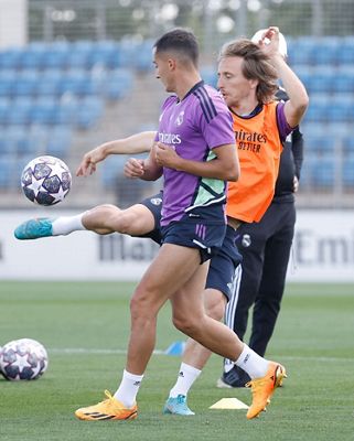 entrenamiento del real madrid