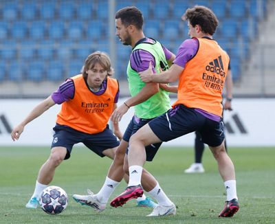 entrenamiento del real madrid