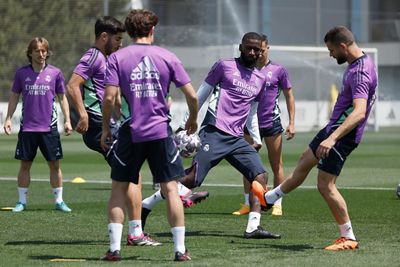 entrenamiento del real madrid