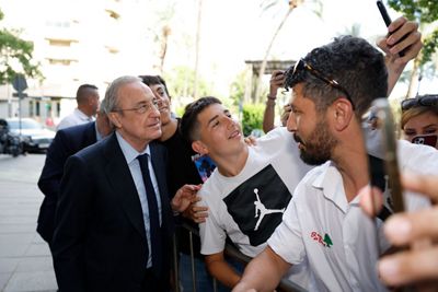 llegada del presidente a sevilla