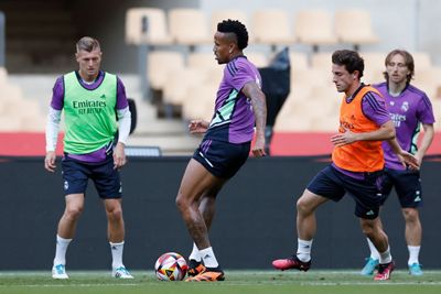 entrenamiento del real madrid
