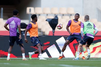 entrenamiento del real madrid