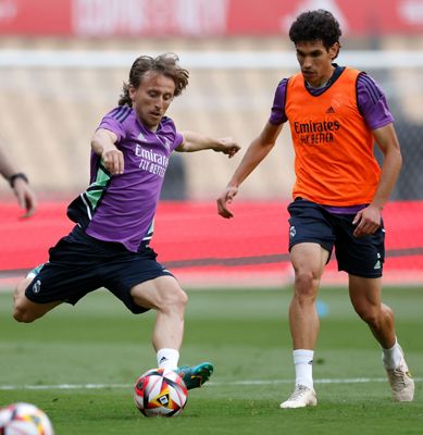entrenamiento del real madrid