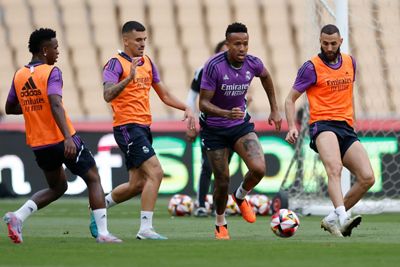 entrenamiento del real madrid