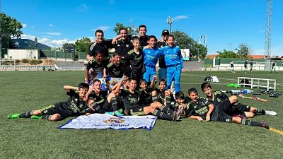 El Alevín C, campeón del Grupo 1 de la Primera División Autonómica