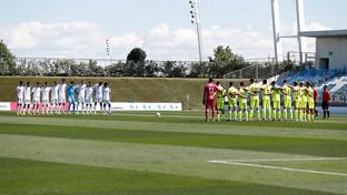 Minuto de silencio en el Alfredo Di Stéfano