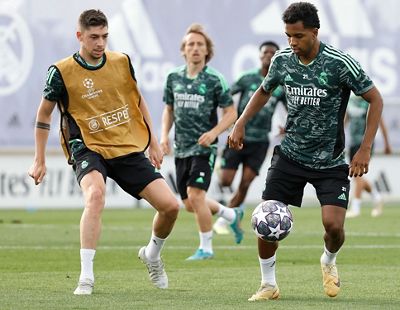 entrenamiento del real madrid