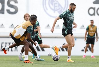 entrenamiento del real madrid