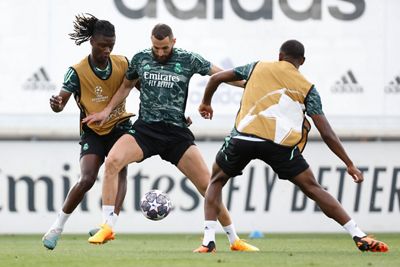 entrenamiento del real madrid