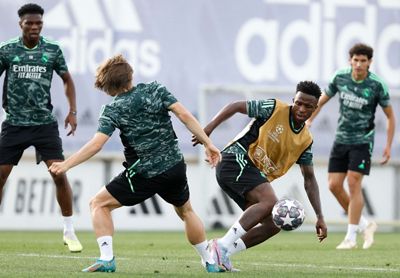 entrenamiento del real madrid