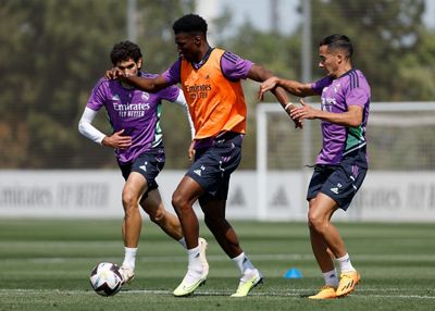 entrenamiento del real madrid