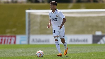 Once inicial del Castilla frente al Eldense